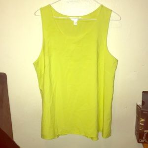 Neon yellow tank